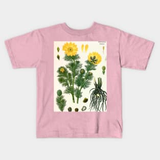 Yellow flower Kids T-Shirt